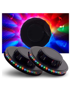 Luces de Fiesta LED Activadas por Sonido BestLuz x2 USB 5V