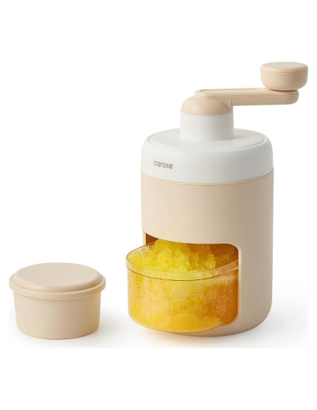 Máquina de Hielo Raspado Manual CAROTE A13138 - Portátil y Ligera