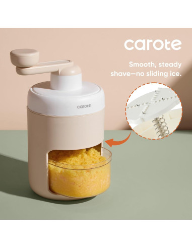 Máquina de Hielo Raspado Manual CAROTE A13138 - Portátil y Ligera