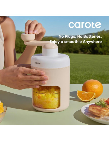 Máquina de Hielo Raspado Manual CAROTE A13138 - Portátil y Ligera