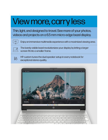 Laptop HP 15.6" AMD Ryzen 7 5700U 8GB RAM 256GB SSD