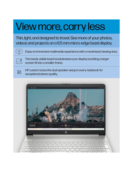 Laptop HP 15.6" AMD Ryzen 7 5700U 8GB RAM 256GB SSD