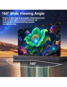 Pantalla de proyector 120" YGSKK 4K Plegable Antiarrugas 2