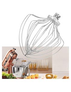 Batidor de 11 Cables KitchenAid Compatible 7 Qt Acero Inoxidable
