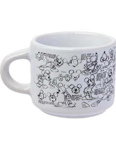 Conjunto de 4 tazas de espresso apilables Silver Buffalo Mickey Mouse