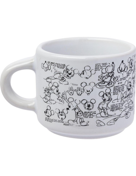 Conjunto de 4 tazas de espresso apilables Silver Buffalo Mickey Mouse