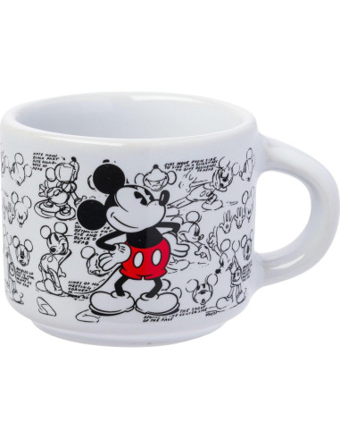 Conjunto de 4 tazas de espresso apilables Silver Buffalo Mickey Mouse