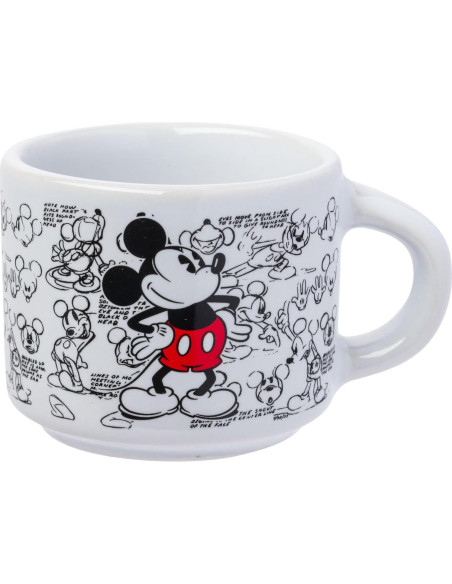 Conjunto de 4 tazas de espresso apilables Silver Buffalo Mickey Mouse