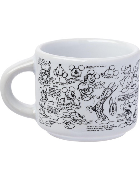 Conjunto de 4 tazas de espresso apilables Silver Buffalo Mickey Mouse