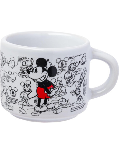 Conjunto de 4 tazas de espresso apilables Silver Buffalo Mickey Mouse