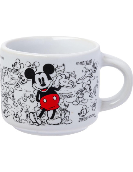 Conjunto de 4 tazas de espresso apilables Silver Buffalo Mickey Mouse