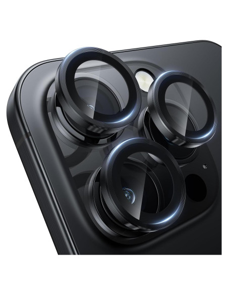 Protector de Lente de Cámara WSKEN para iPhone 16 Pro/Max - Cristal Templado 9H