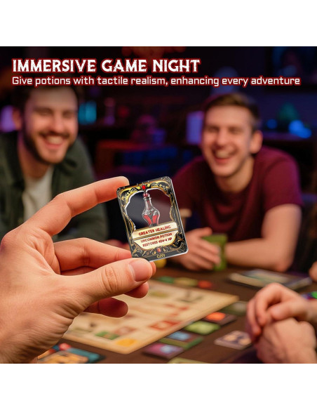 Juego de Tarjetas de Poción de Curación CZYY - 15 Fichas Acrílicas