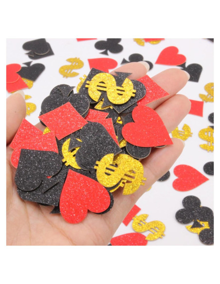 Confeti de Póker Brillante Blopee 170pcs para Decoración de Fiesta