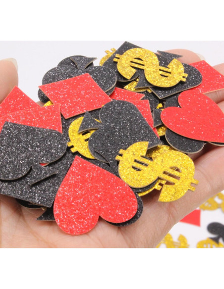 Confeti de Póker Brillante Blopee 170pcs para Decoración de Fiesta