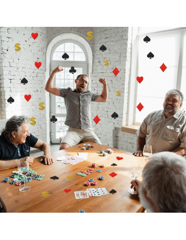 Confeti de Póker Brillante Blopee 170pcs para Decoración de Fiesta