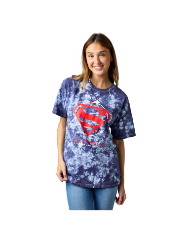 Camiseta Mujer Superman Bioworld Azul Marino X-Large