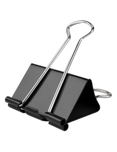 Paquete de 50 Clips de Carpeta Extra Grande KAKAMINA 6.1 cm