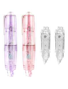 Cinta Correctora Retráctil Reutilizable JUDENMEY 4PCS Blanca