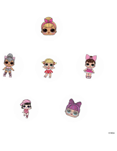 Transferencias de Uñas L.O.L. Surprise SES Creative 14193