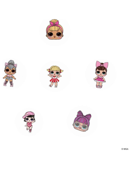 Transferencias de Uñas L.O.L. Surprise SES Creative 14193