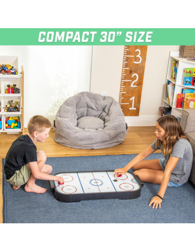 Mesa de Hockey de Aire GoSports 76.2 cm para Niños - Negro