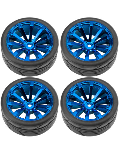 Neumáticos de Caucho 65mm y Ruedas de Plástico 12mm ShareGoo