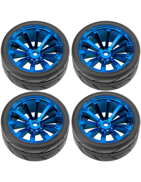 Neumáticos de Caucho 65mm y Ruedas de Plástico 12mm ShareGoo