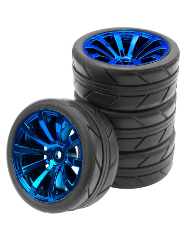 Neumáticos de Caucho 65mm y Ruedas de Plástico 12mm ShareGoo