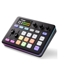 Mezclador de Audio Facmogu G9 con Bluetooth y RGB - Streaming