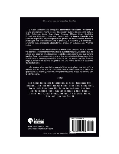 Terror Latinoamericano: Antología de cuentos - Vol 1 (Spanish Edition)