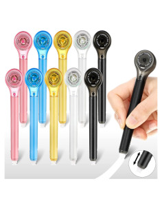 Paquete de 10 Correctores de Tinta Gersoniel 5mm x 6m Color Brillante