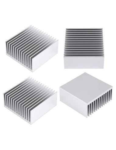 Kit de 4 Disipadores de Calor Aluminio 50x50x20mm Awxlumv