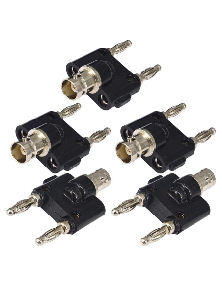 Adaptador Coaxial BNC a Banana Doble onelinkmore 5 PCS