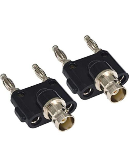 Adaptador Coaxial BNC a Banana Doble onelinkmore 5 PCS