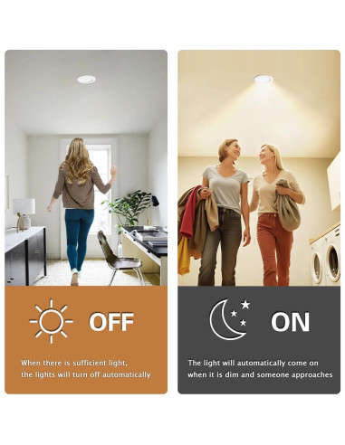 Luz LED Empotrada 20W Yun Cai con Sensor de Movimiento 3000K