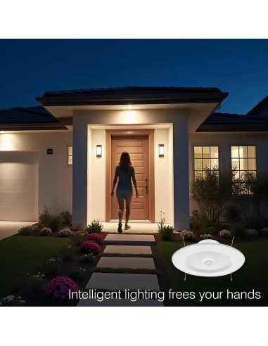 Luz LED Empotrada 20W Yun Cai con Sensor de Movimiento 3000K