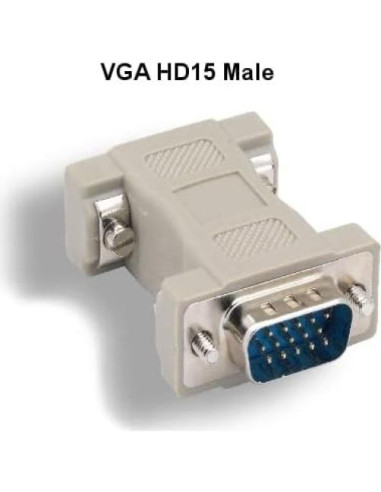 Adaptador KENTEK DB9 a VGA HD15 15 Pines - 0.12 kg
