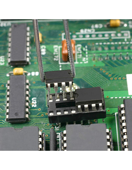 Zócalo DIP IC uxcell 16 Pines 2.54mm Soldadura PCB