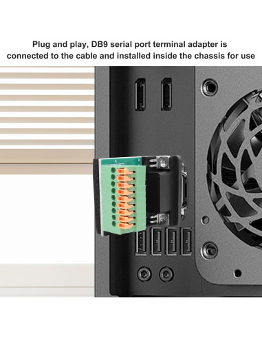 Adaptador RS232 DB9 D-SUB a 9 Pines Sin Soldadura Yingtuyou