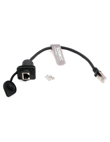Conector RJ45 Macho a Hembra a Prueba de Agua SZRMCC 20cm