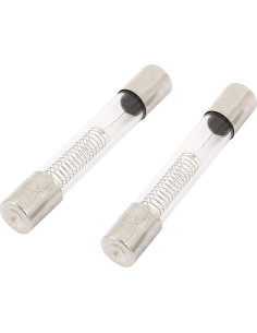 Fusibles de Tubo de Vidrio Uxcell 5 Piezas 6x40mm 5KV 0.8A 2