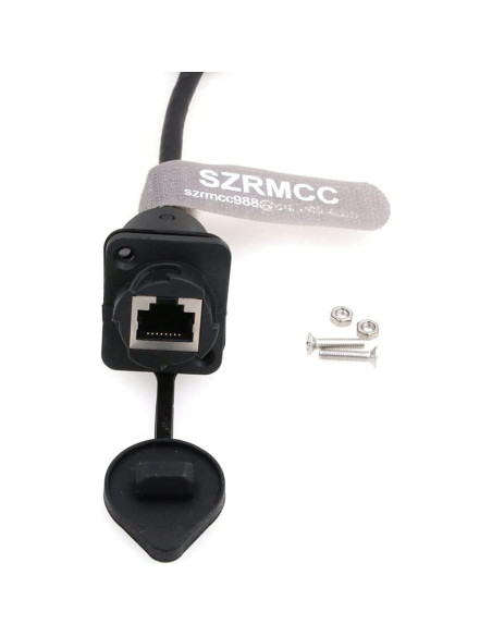 Conector RJ45 Macho a Hembra a Prueba de Agua SZRMCC 20cm