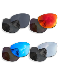 4 Pares de Lentes Polarizados Betterun para Ray-Ban Meta Skyler 52mm