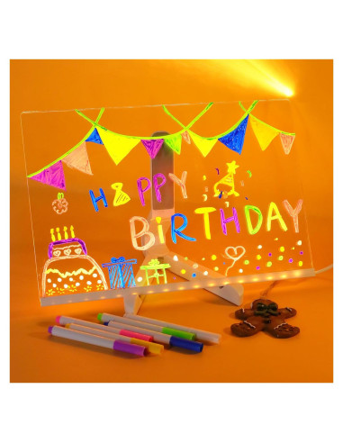 Tablero de Borrado en Seco ENUOLI 30x19.8cm con Luz LED