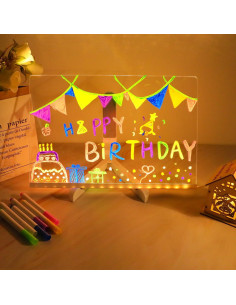 Tablero de Borrado en Seco ENUOLI 30x19.8cm con Luz LED 2