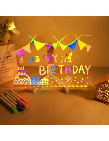 Tablero de Borrado en Seco ENUOLI 30x19.8cm con Luz LED