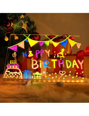 Tablero de Borrado en Seco ENUOLI 30x19.8cm con Luz LED