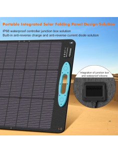Panel Solar Plegable SOKIOVOLA 200W Monocristalino IP68 2