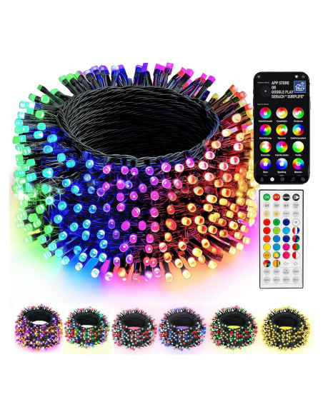Luces de Navidad Inteligentes RGB Dazzle Bright 20M 200 LED